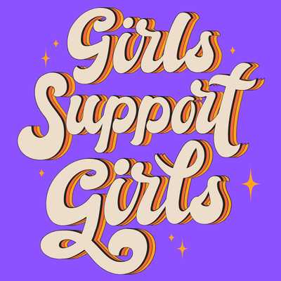 Haus of Dizzy Girls Support Girls Greeting Card