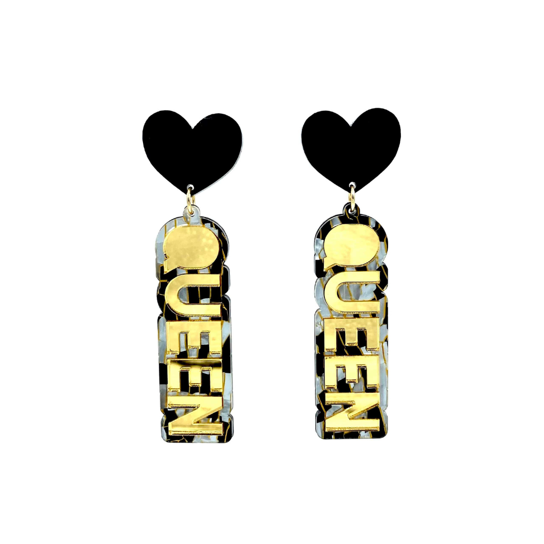 Haus of Dizzy 'Queen' Stacked Earrings