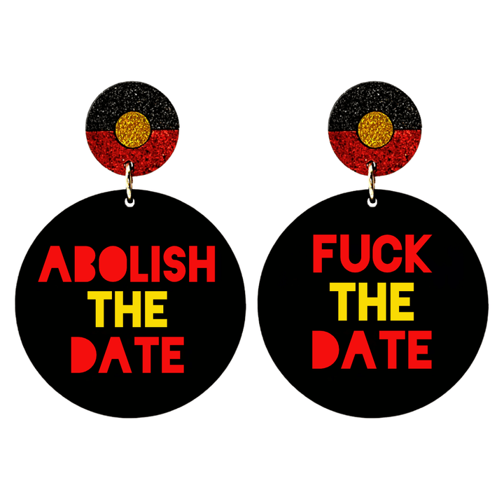 Haus of Dizzy 'Abolish/F*ck the Date' Earrings