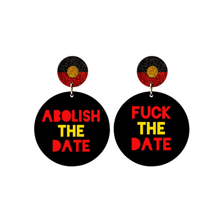 Haus of Dizzy 'Abolish/F*ck the Date' Earrings