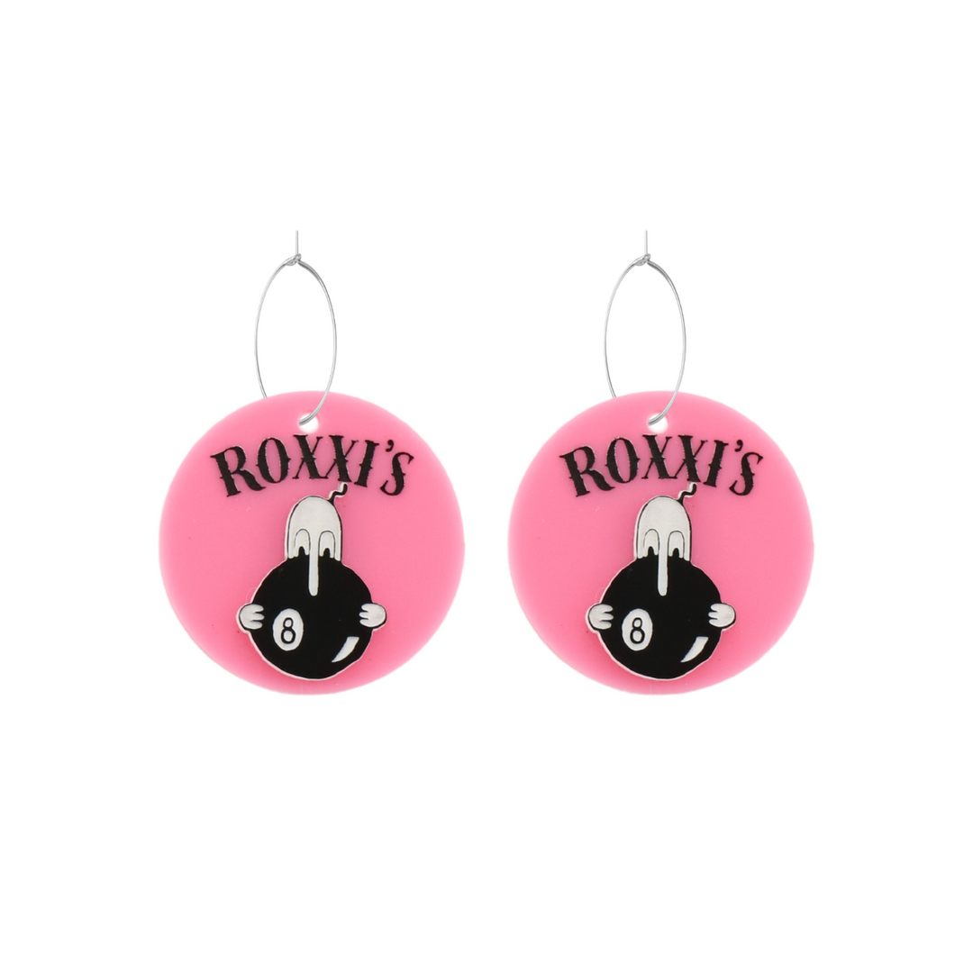 Haus of Dizzy x Roxxi's Poolroom 'Kilroy' Hoop Earrings