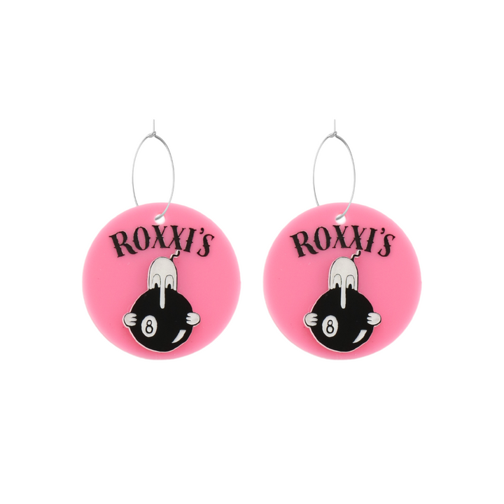 Haus of Dizzy x Roxxi's Poolroom 'Kilroy' Hoop Earrings