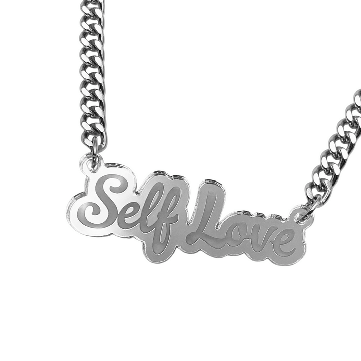 HAUS OF DIZZY 'Self Love' Plate Necklace