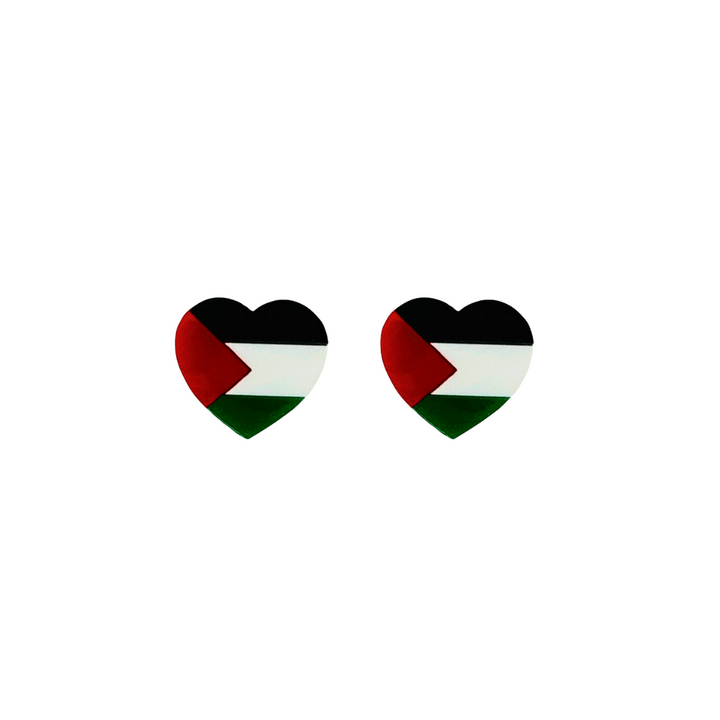 Haus of Dizzy Palestinian Flag Studs