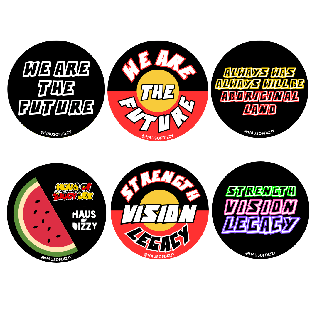 Haus of Dizzy 'WE ARE THE FUTURE' Assorted Vinyl Stickers