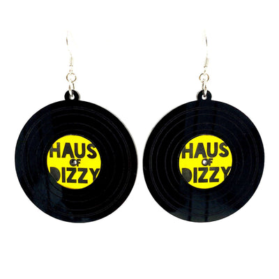 Haus of Dizzy Vinyl Record Earrings