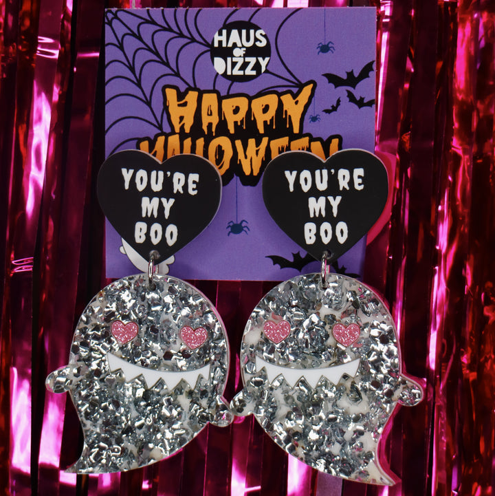 Haus of Dizzy 'You're My Boo' Limited Edition Earrings