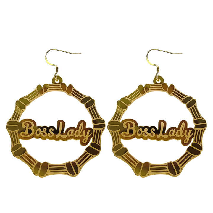 Haus of Dizzy 'Boss Lady' Bamboo Hoops