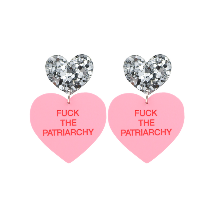 Haus of Dizzy 'Gentle Reminder' Candy Heart Earrings