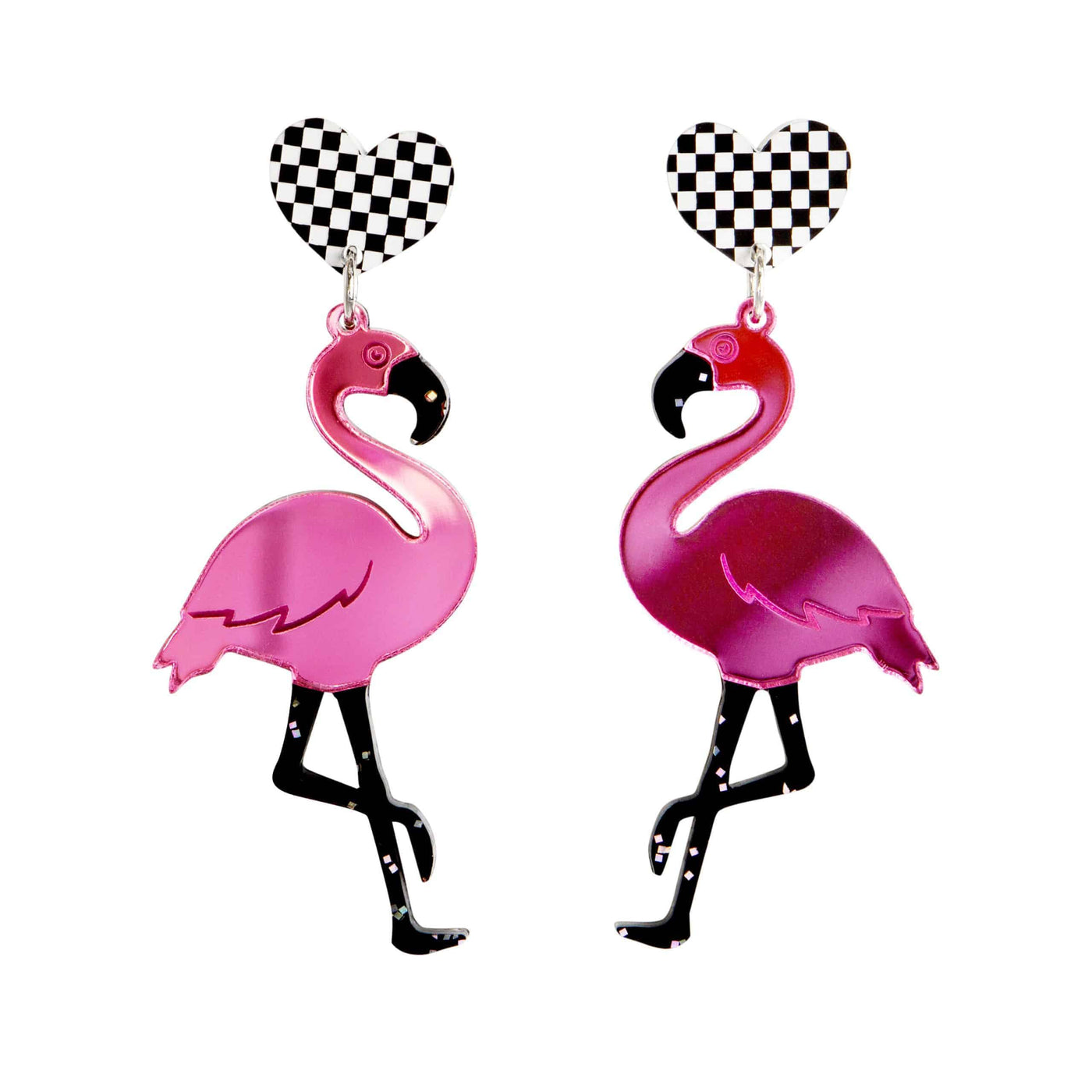 Haus of Dizzy Grande Flamingo Earrings
