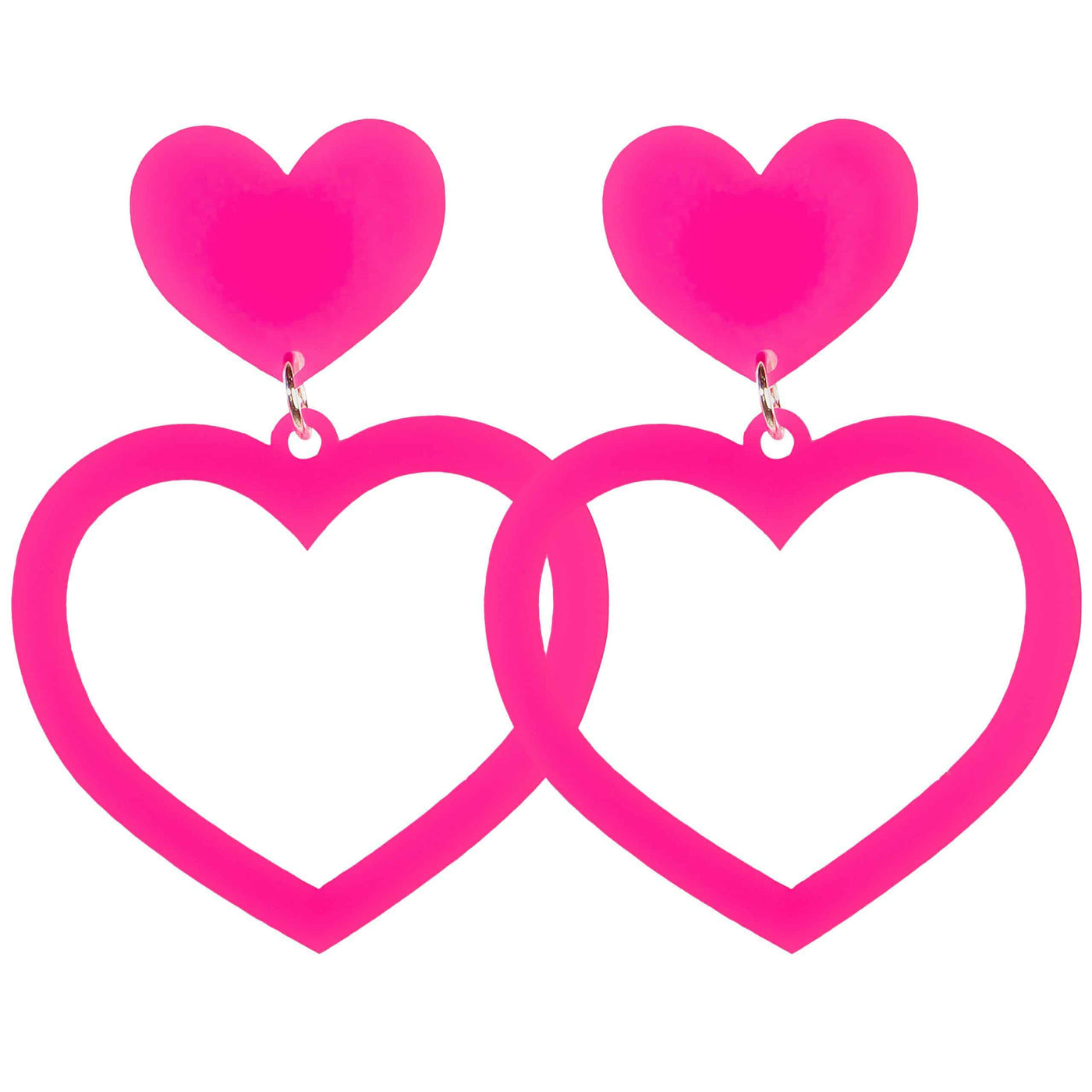 Neon Barbie Hearts