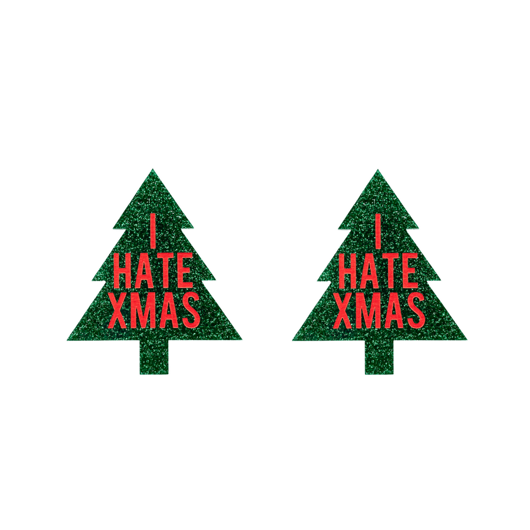 Haus of Dizzy 'I Love/Hate Xmas' Stud Earrings