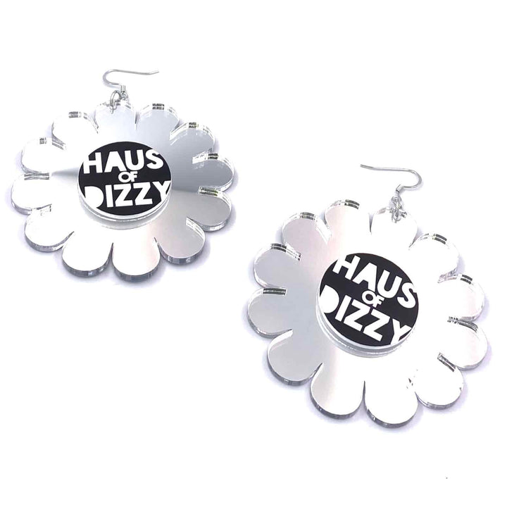 Haus of Dizzy Mirrored 'Dizzy Daisy' Earrings