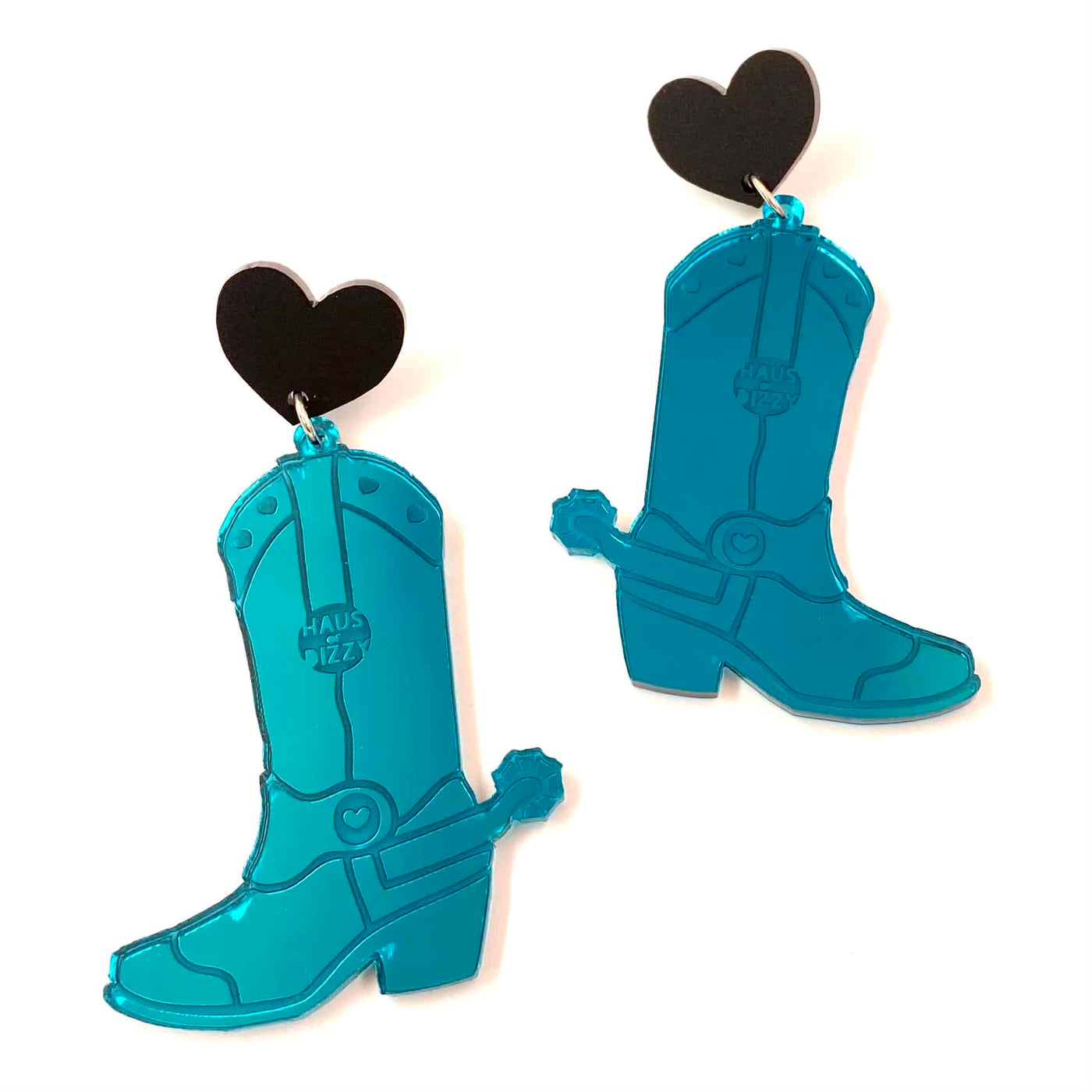 Haus of Dizzy 'Pony Up' Cowgirl Boot Earrings