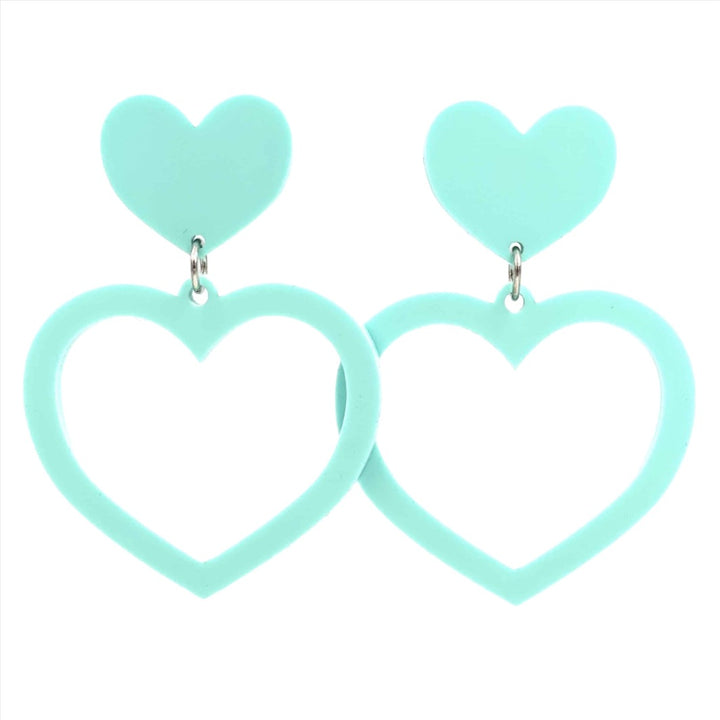 Haus of Dizzy 'Pretty Pastel' Barbie Heart Earrings