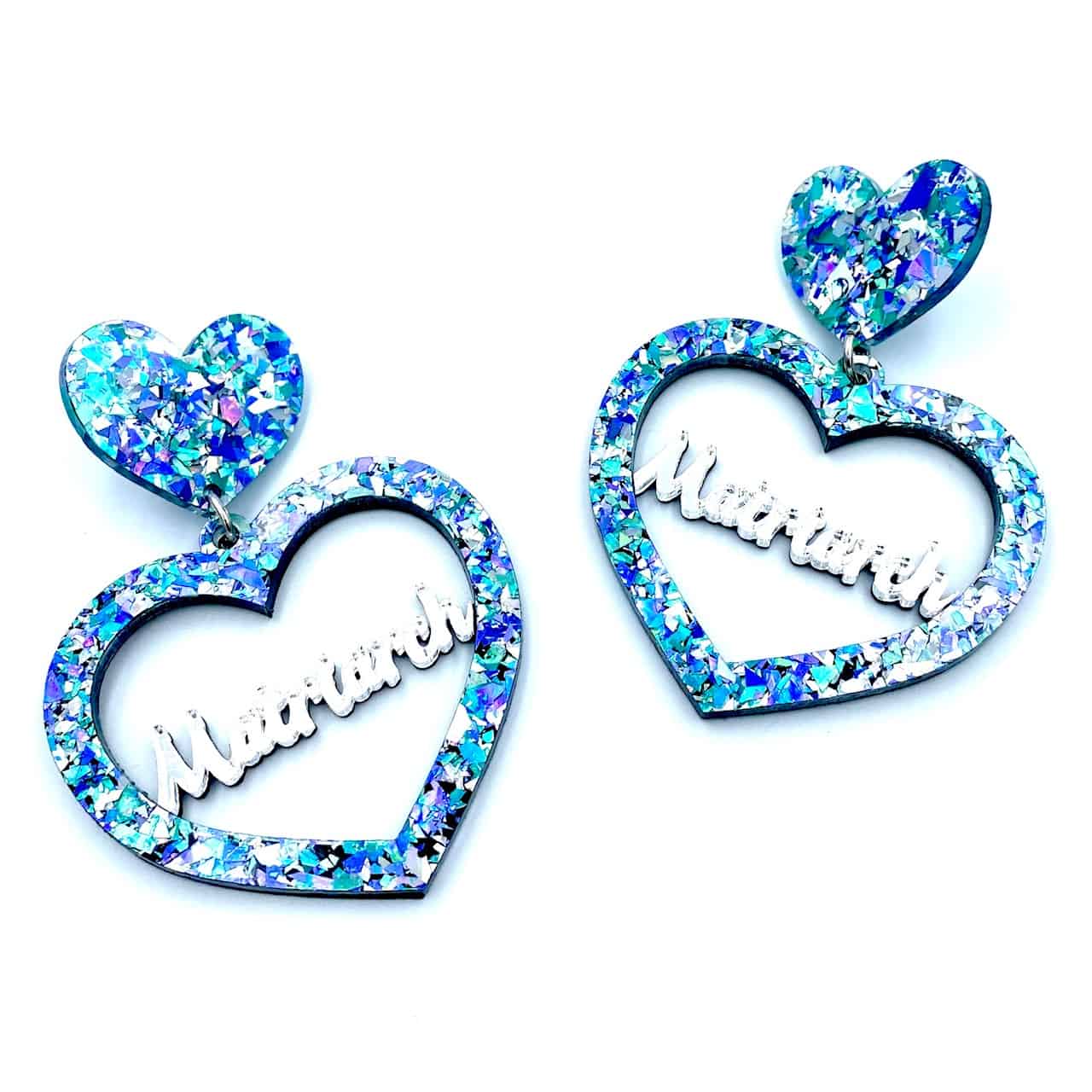 Haus of Dizzy 'Matriarch' 3D Heart Earrings