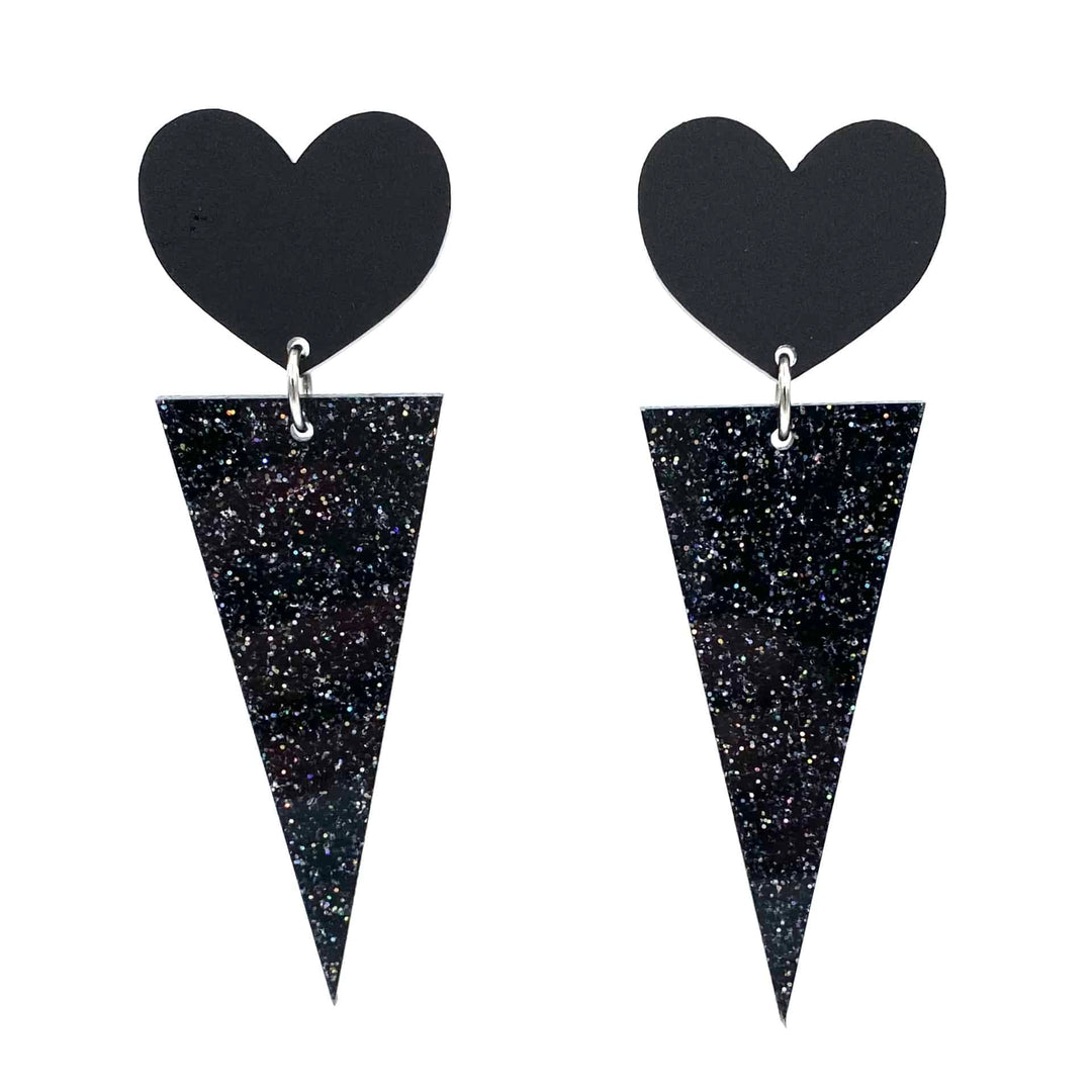 Haus of Dizzy 'Sparkle, Sparkle' Cone Earrings