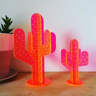 fluro | pink | cactus | jewellery | holder