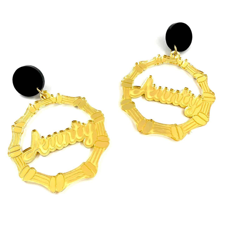 Haus of Dizzy 'Aunty' Bamboo Hoops