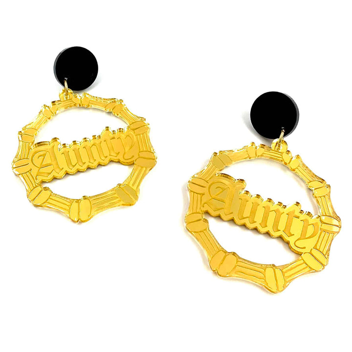 Haus of Dizzy 'Aunty' Bamboo Hoops