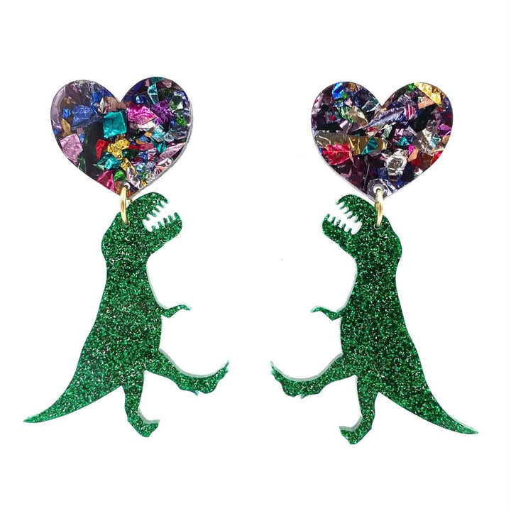 Haus of Dizzy Grande Dinosaur Earrings