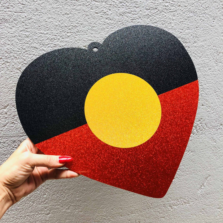 Indigenous Glitter Pride Glitter Wall Art