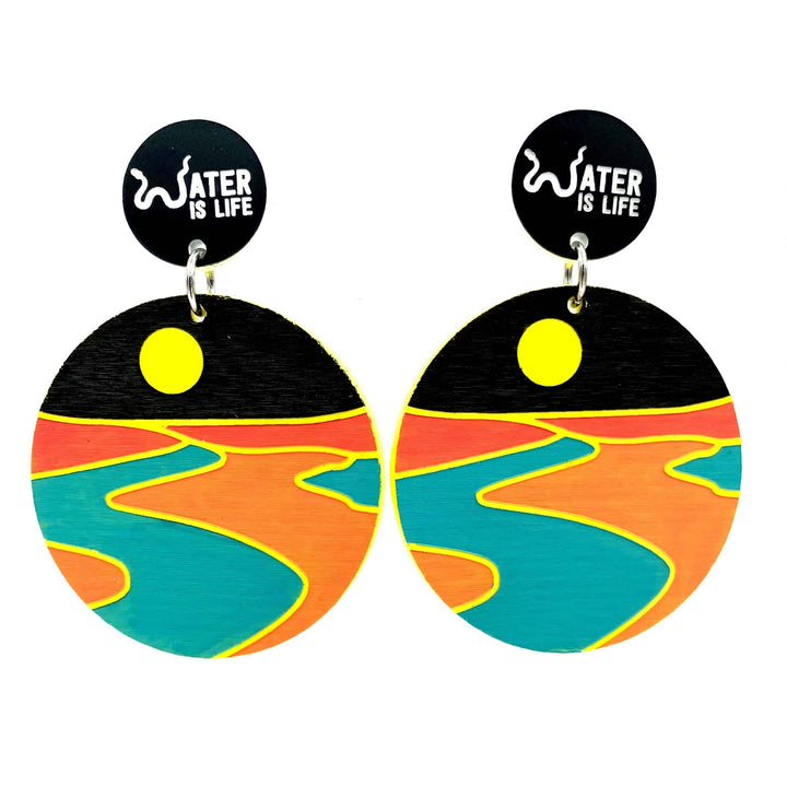 Haus of Dizzy x Seed Mob 'Water is Life" Earrings