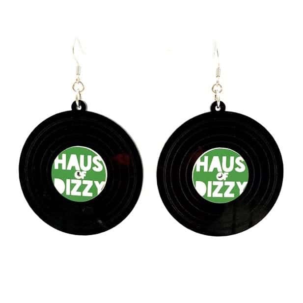 Haus of Dizzy Vinyl Record Earrings