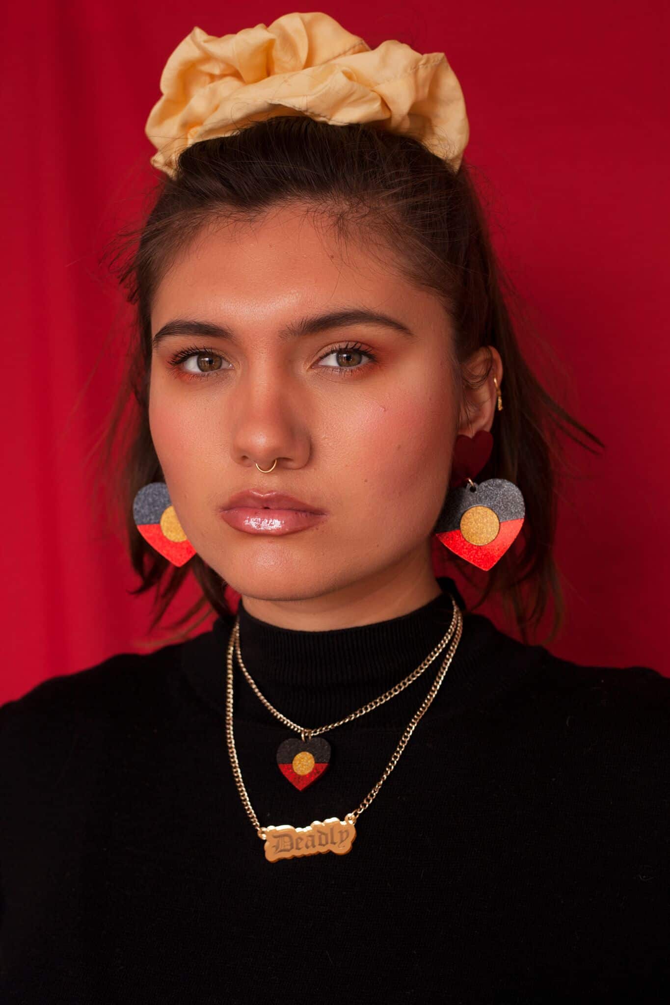 Indigenous Glitter Pride Necklace