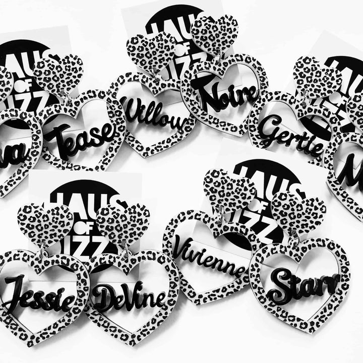 Haus of Dizzy 3D Custom Heart Earrings