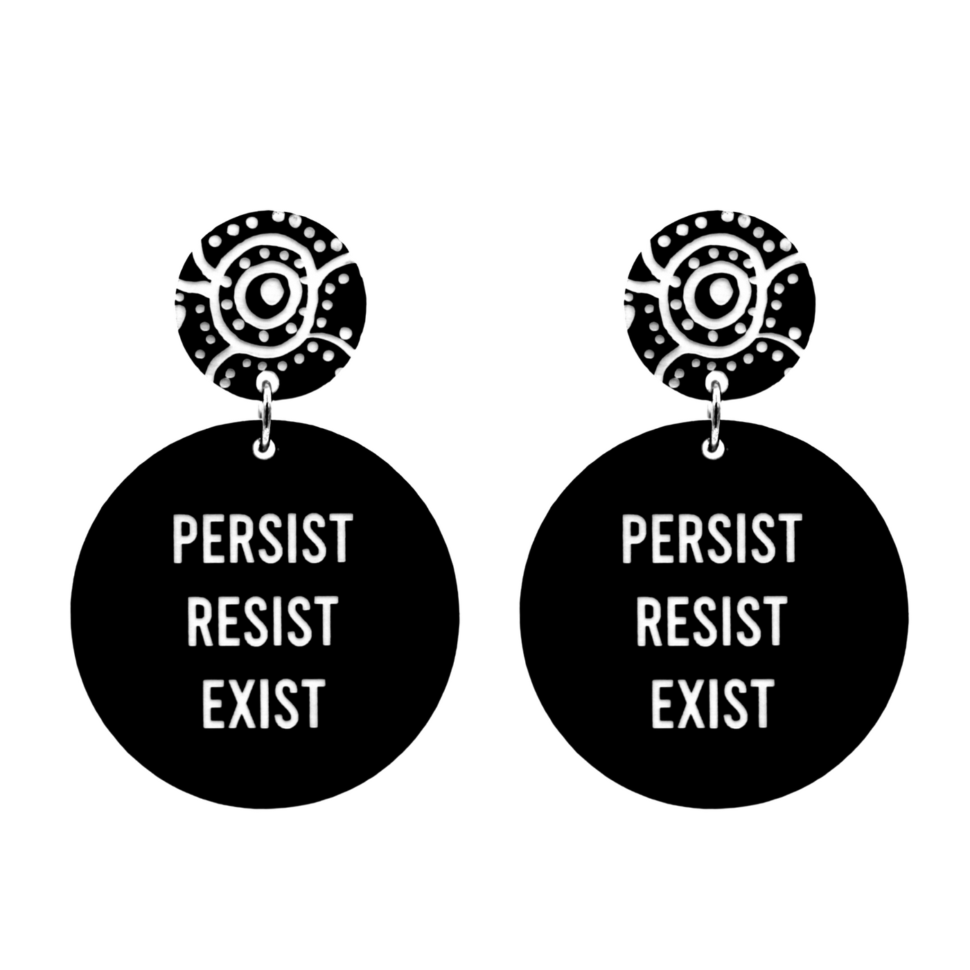Haus of Dizzy 'Persist, Resist, Exist' Earrings