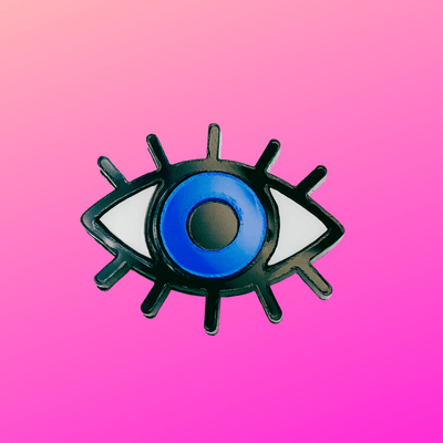 Eye see you pin