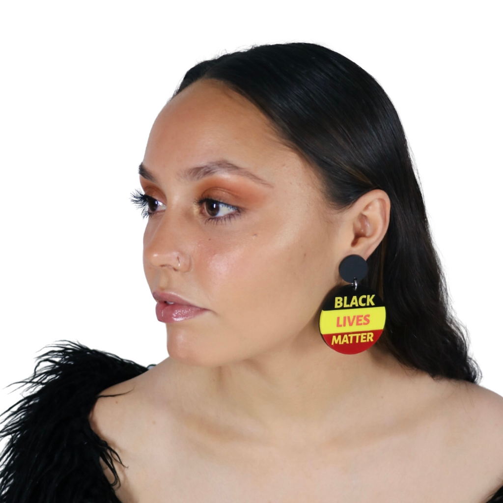 Blm earrings sales